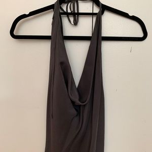 Silk halter top